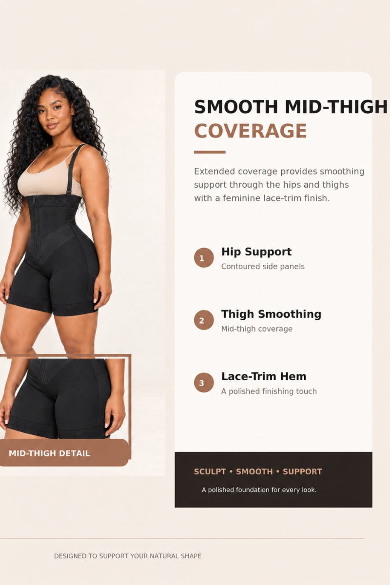 The Contour Faja | Mid-Thigh Shapewear.