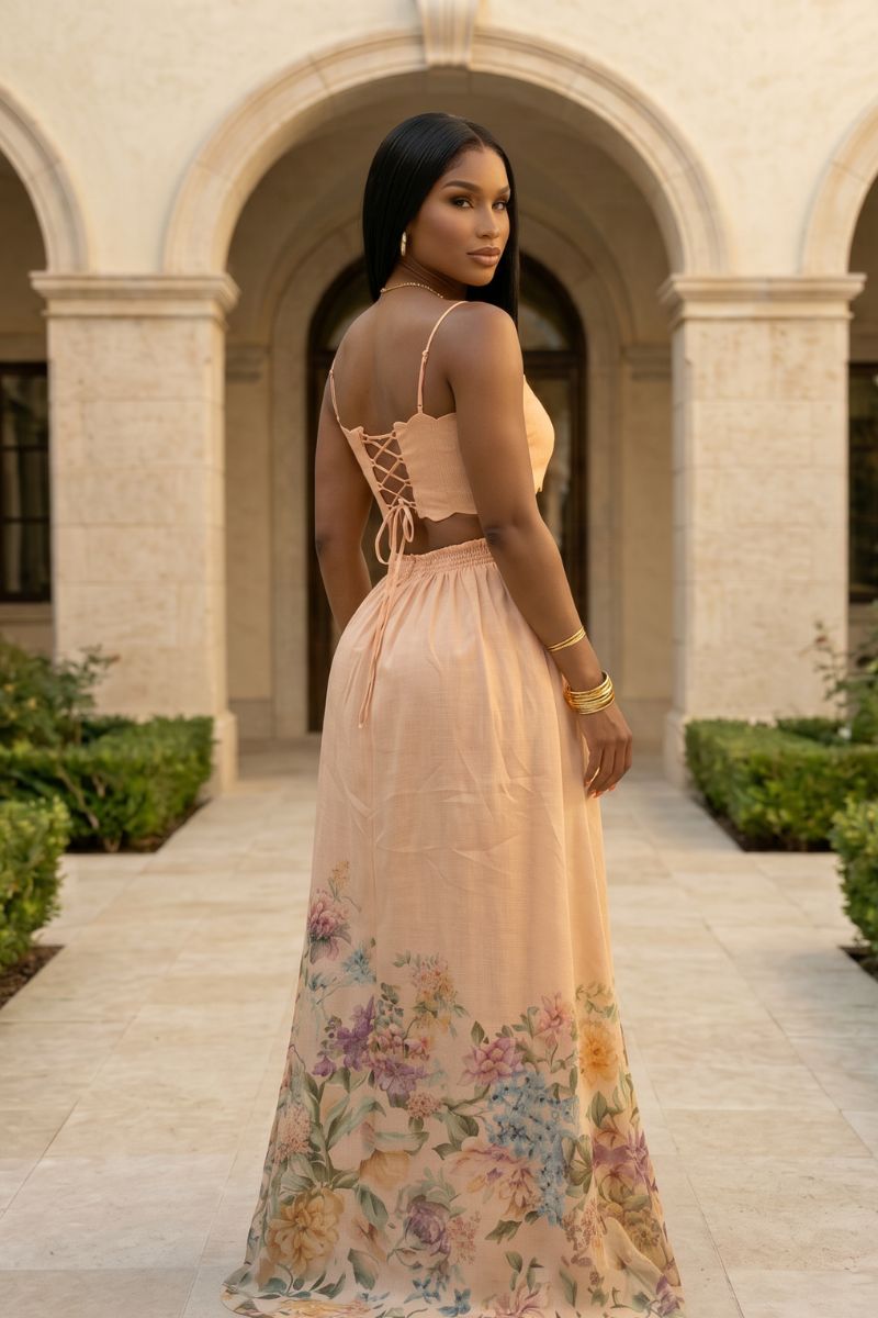 The Blush Garden Reverie Maxi Dress