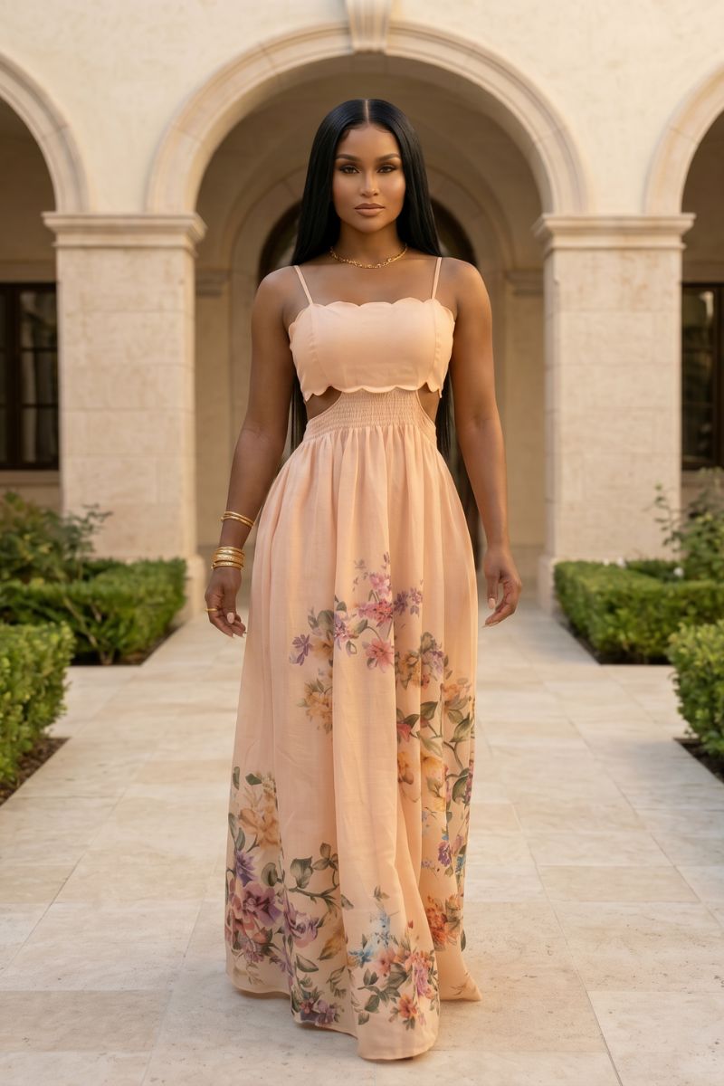 The Blush Garden Reverie Maxi Dress