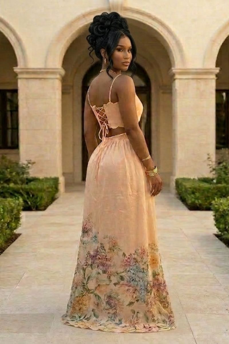 The Blush Garden Reverie Maxi Dress