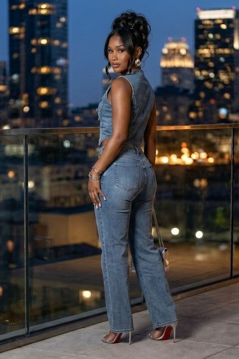 The Milan Denim Set