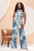 Patchwork Denim Set