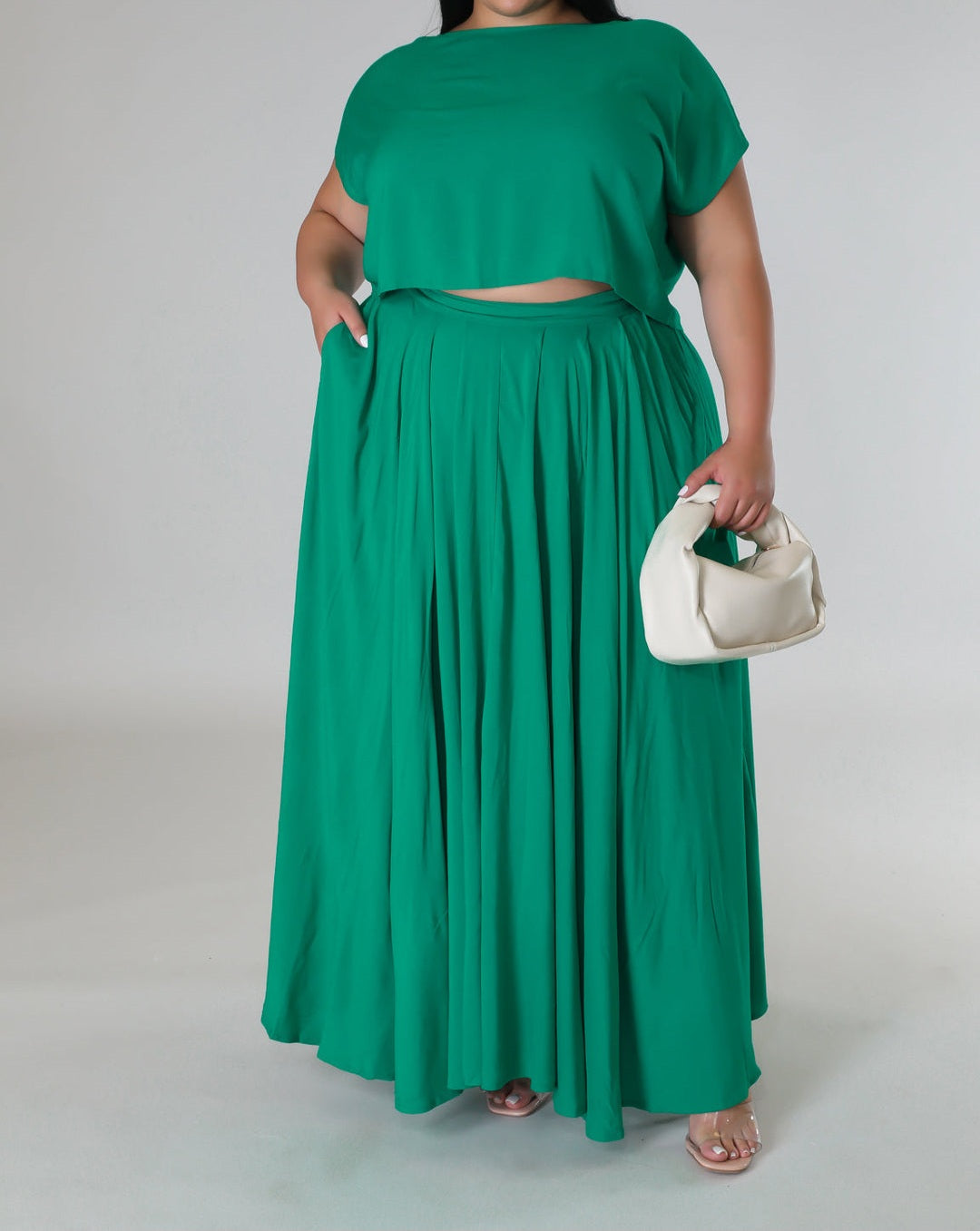 Kelly Pleated Skirt Set