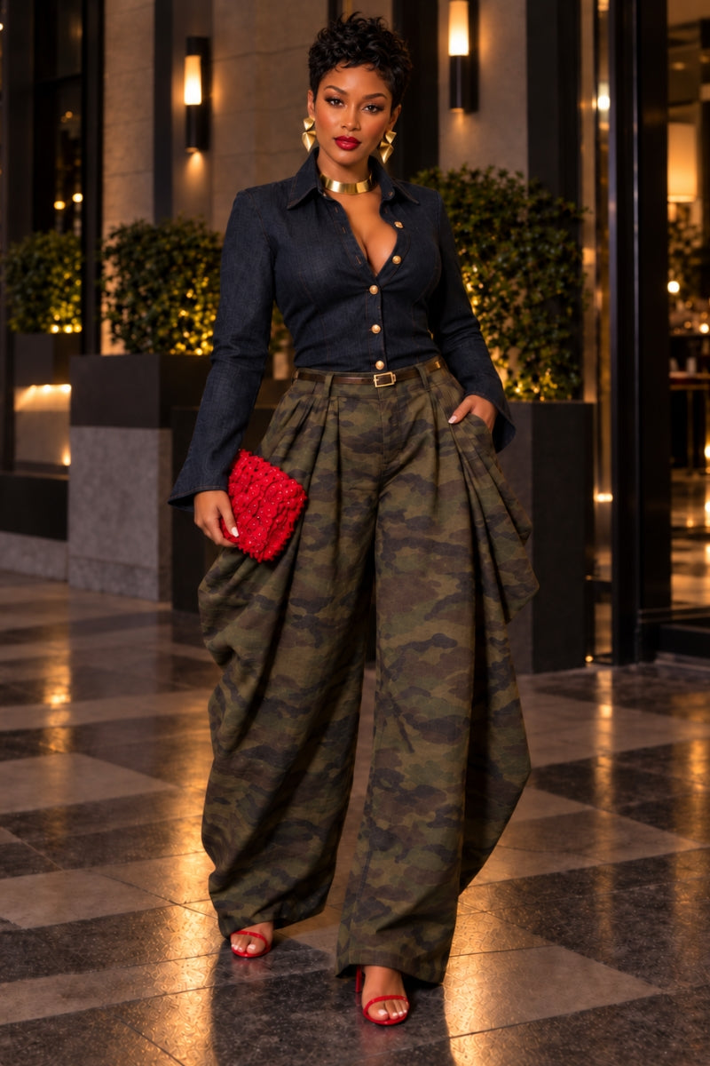 CAMO AUTHORITY BARREL PANTS