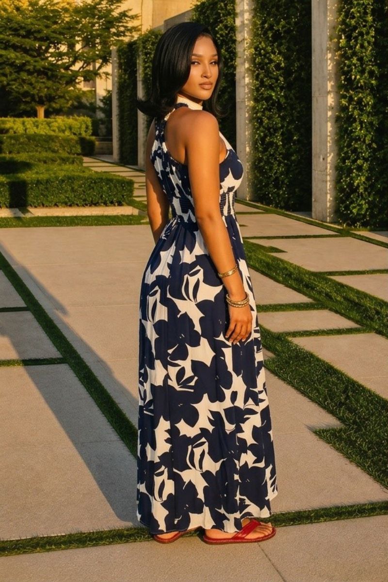 The Monaco Bloom Maxi Dress