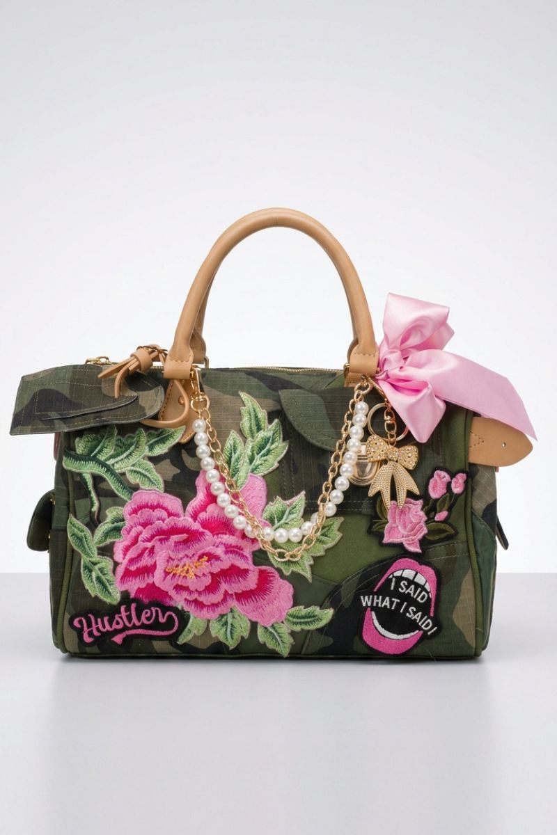 Peonies & Power Handbag