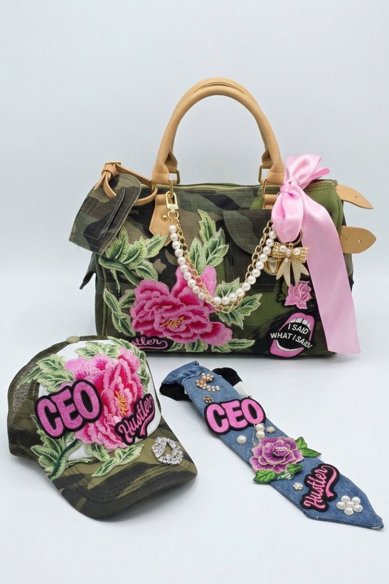 Peonies & Power Tie