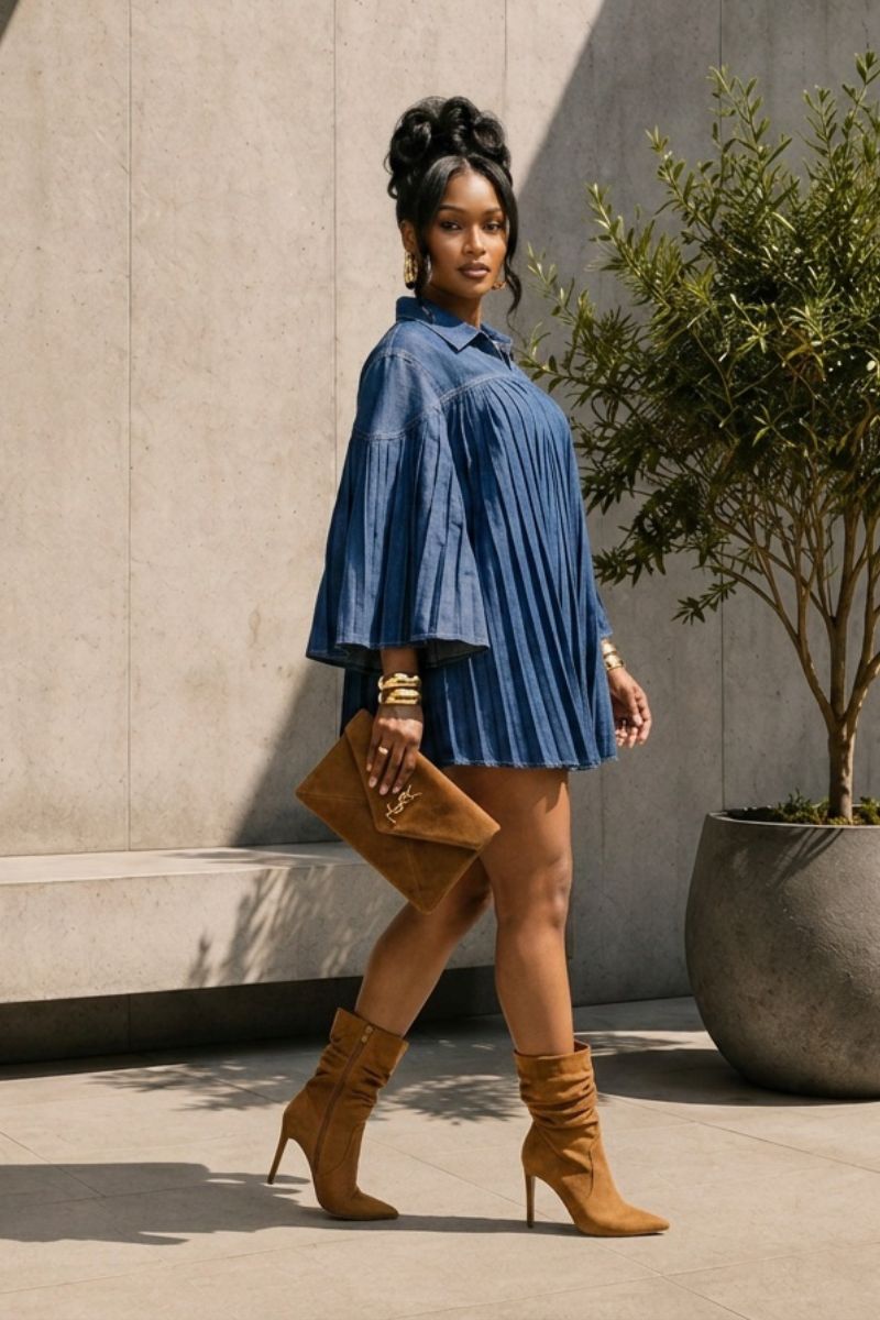 The Montclair Denim Dress