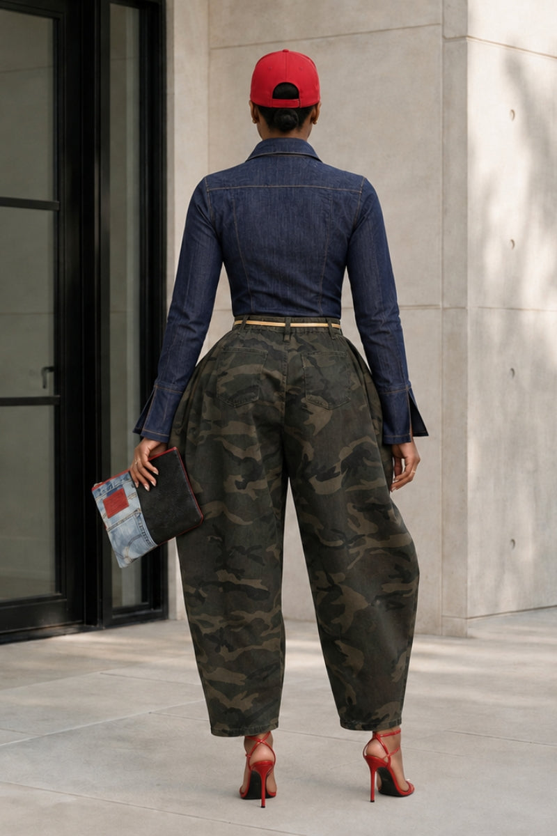 CAMO AUTHORITY BARREL PANTS