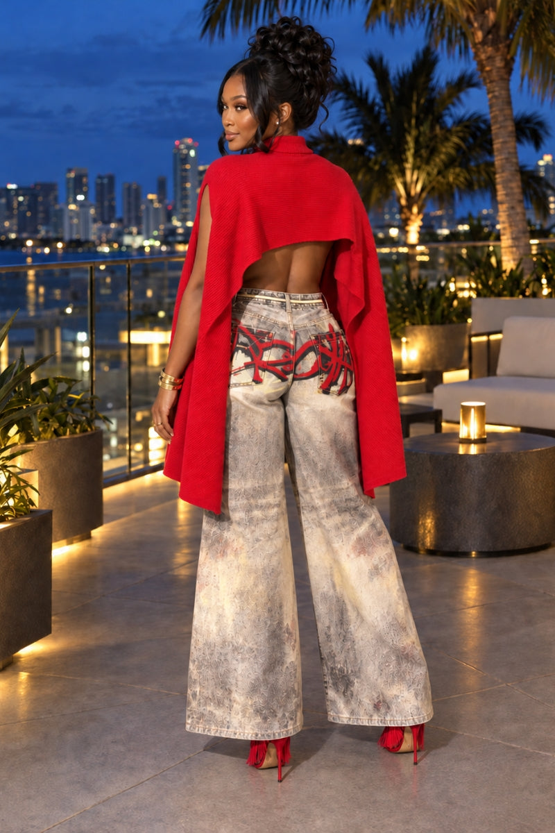Graffiti Charm Jeans