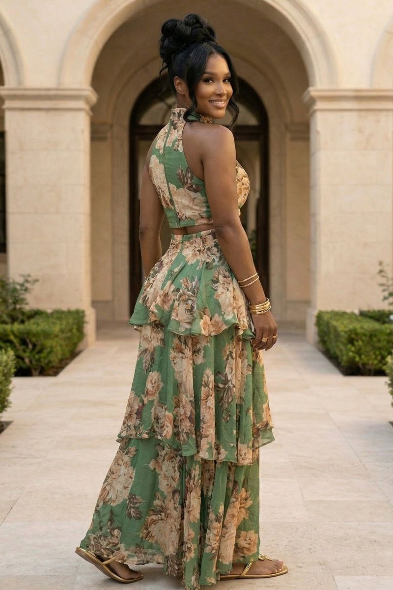 The Sage & Sand Skirt Set