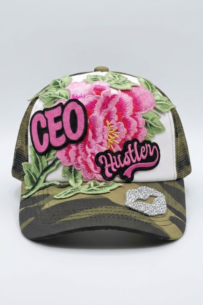 Peonies &amp; Power Hat