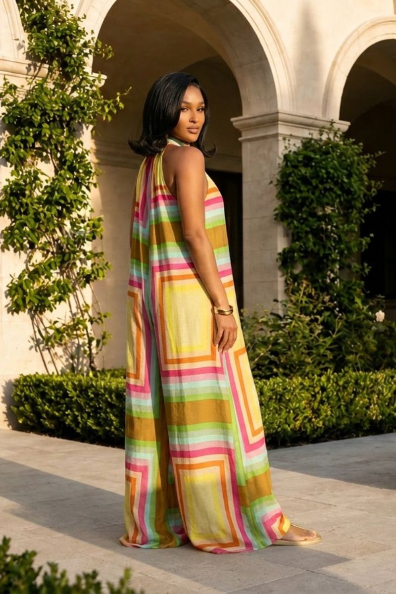 The Capri Mosaic Jumpsuit